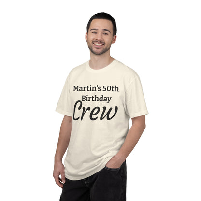 Personalized 'Martin's 50th Birthday Crew' T-Shirt