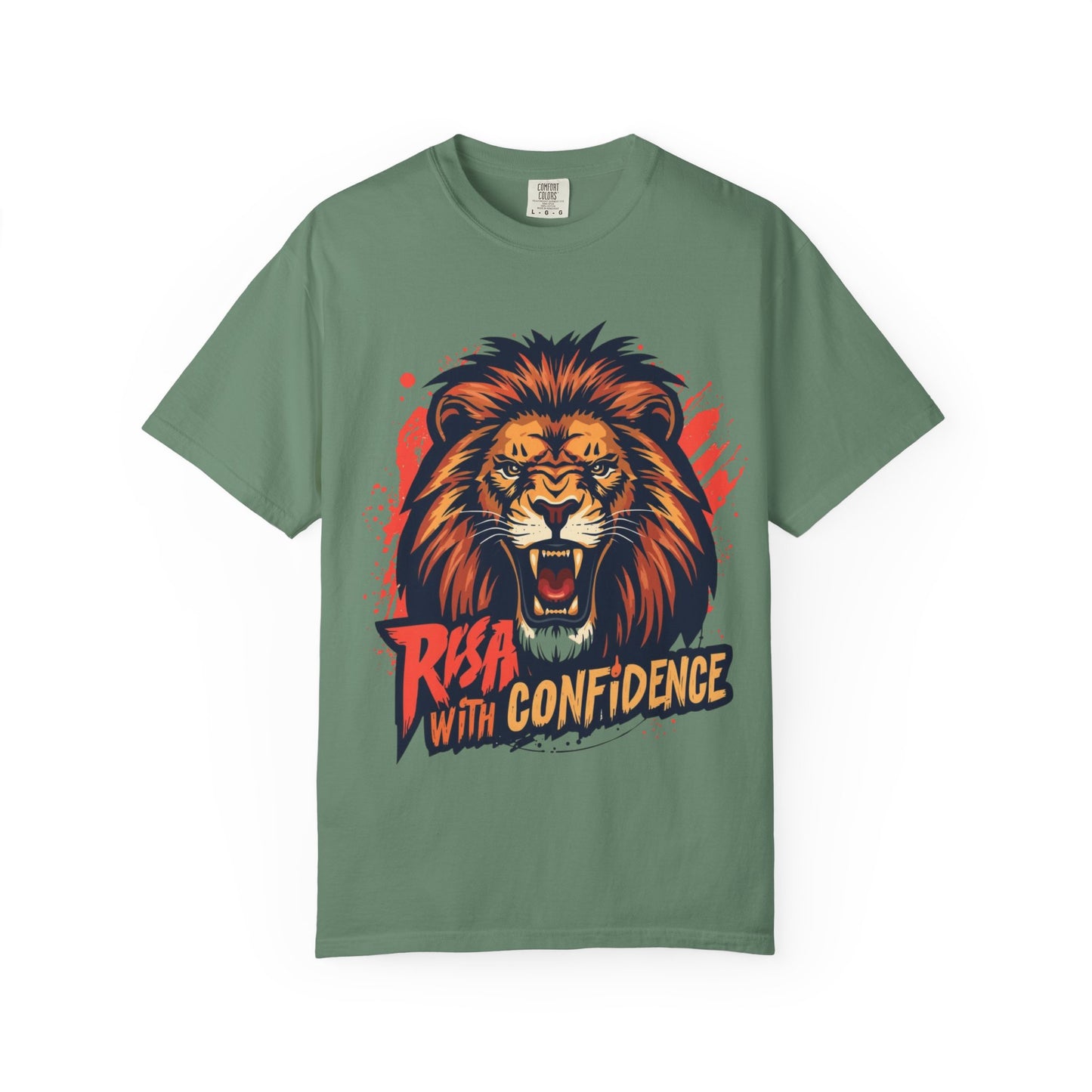 Lion Graphic T-Shirt — "Roar With Confidence" Bold Wildlife Tee