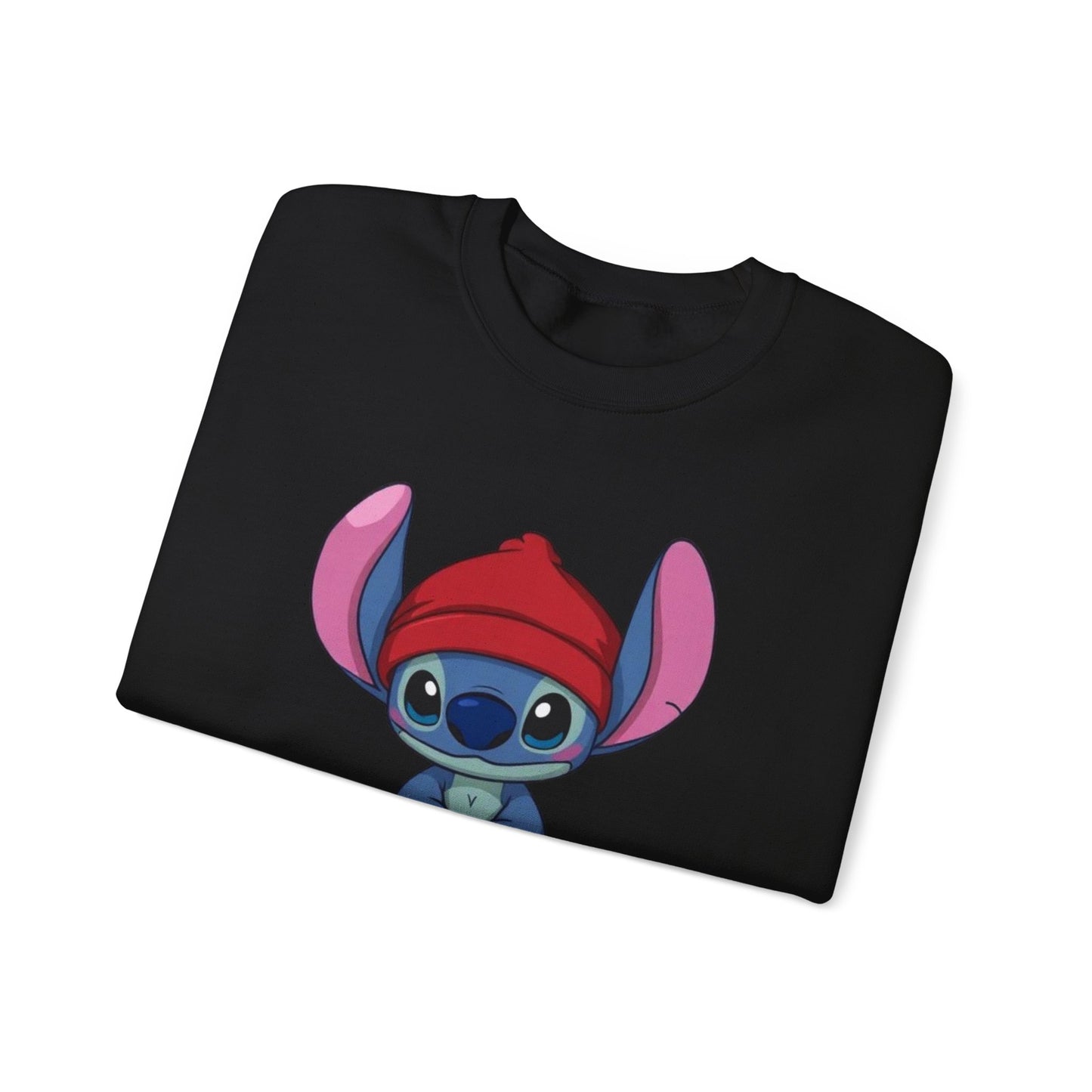 Stitch Cute Crewneck Sweatshirt — “All I Want Is Stitch” Cartoon Pullover