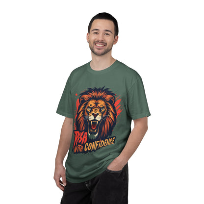 Lion Graphic T-Shirt — "Roar With Confidence" Bold Wildlife Tee