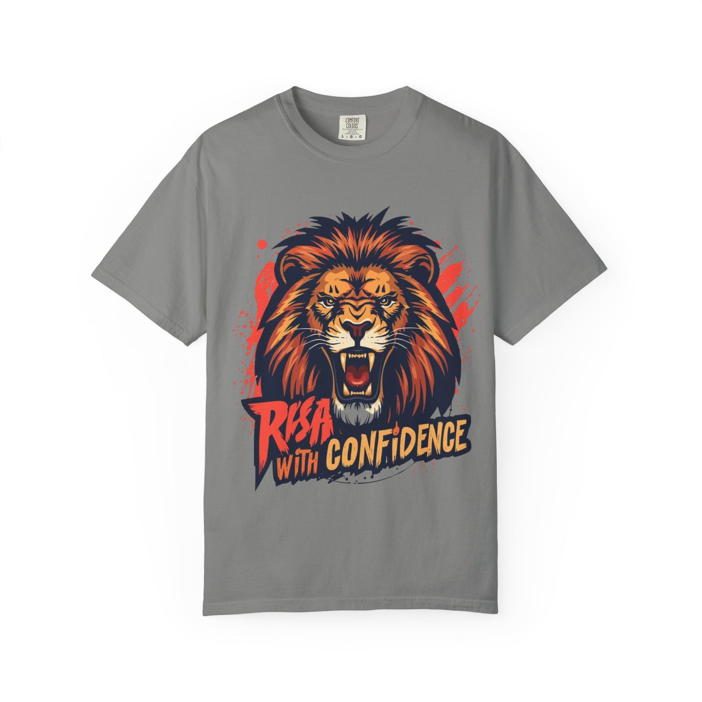Lion Graphic T-Shirt — "Roar With Confidence" Bold Wildlife Tee