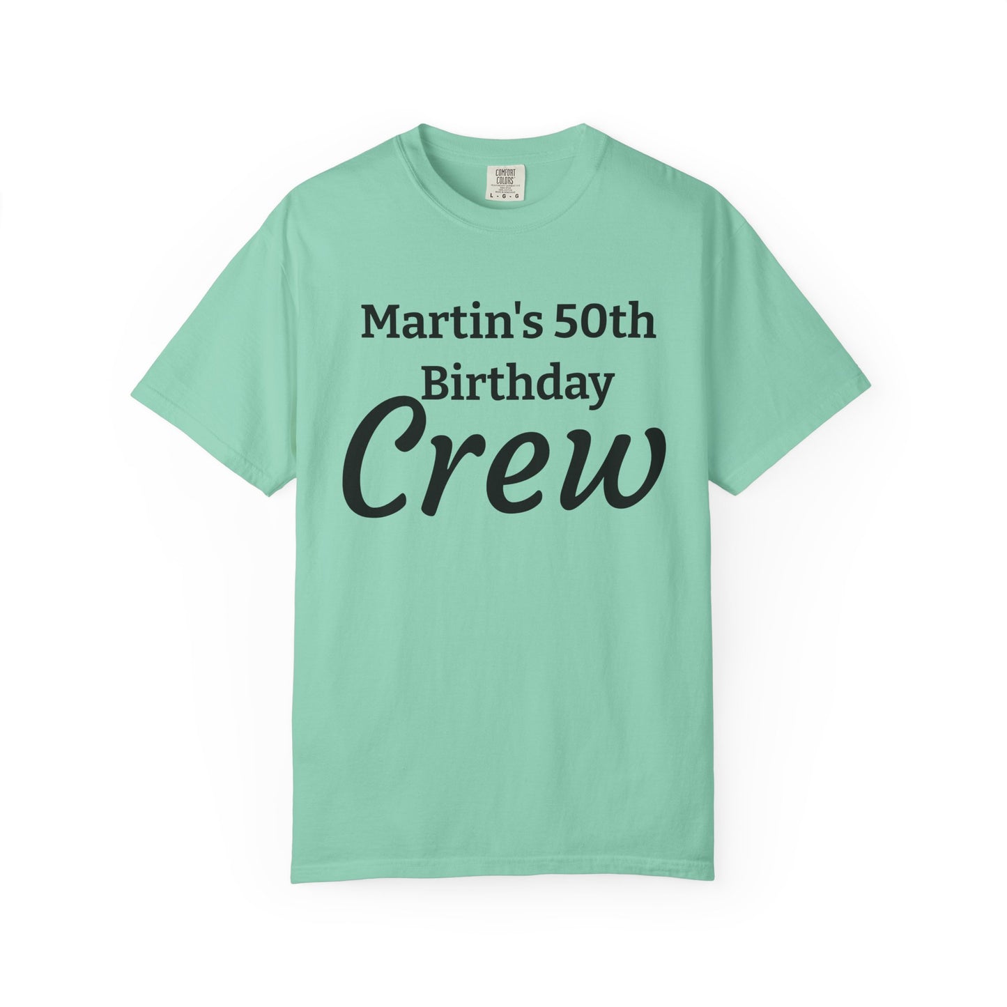 Personalized 'Martin's 50th Birthday Crew' T-Shirt