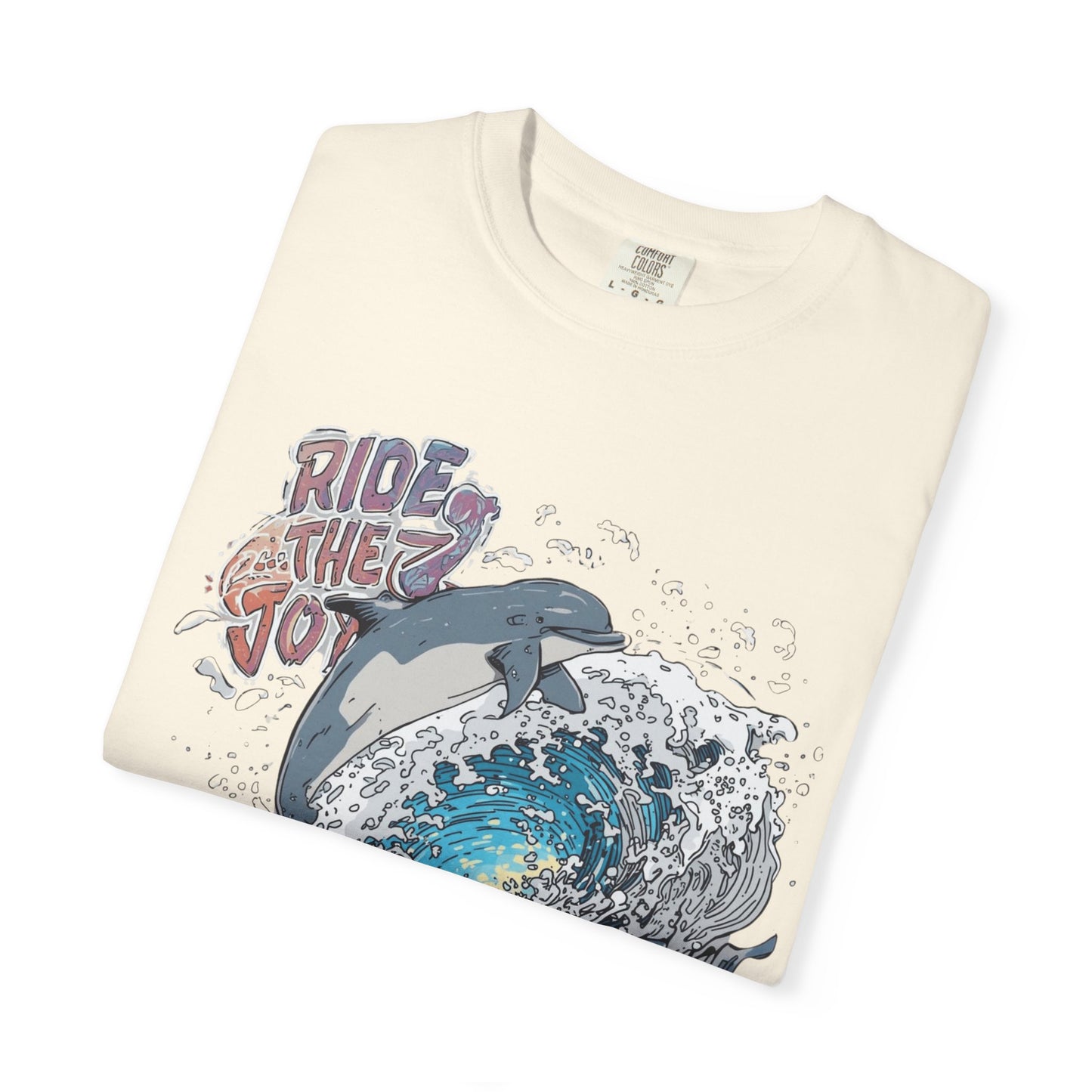 Ride the Wave Dolphin T-Shirt — Ocean Surf Graphic Tee