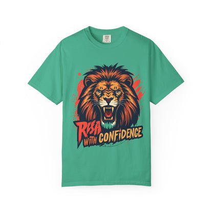 Lion Graphic T-Shirt — "Roar With Confidence" Bold Wildlife Tee