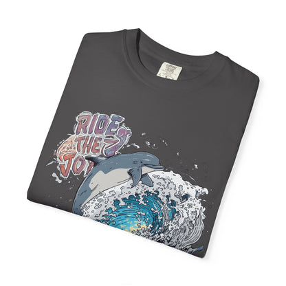 Ride the Wave Dolphin T-Shirt — Ocean Surf Graphic Tee