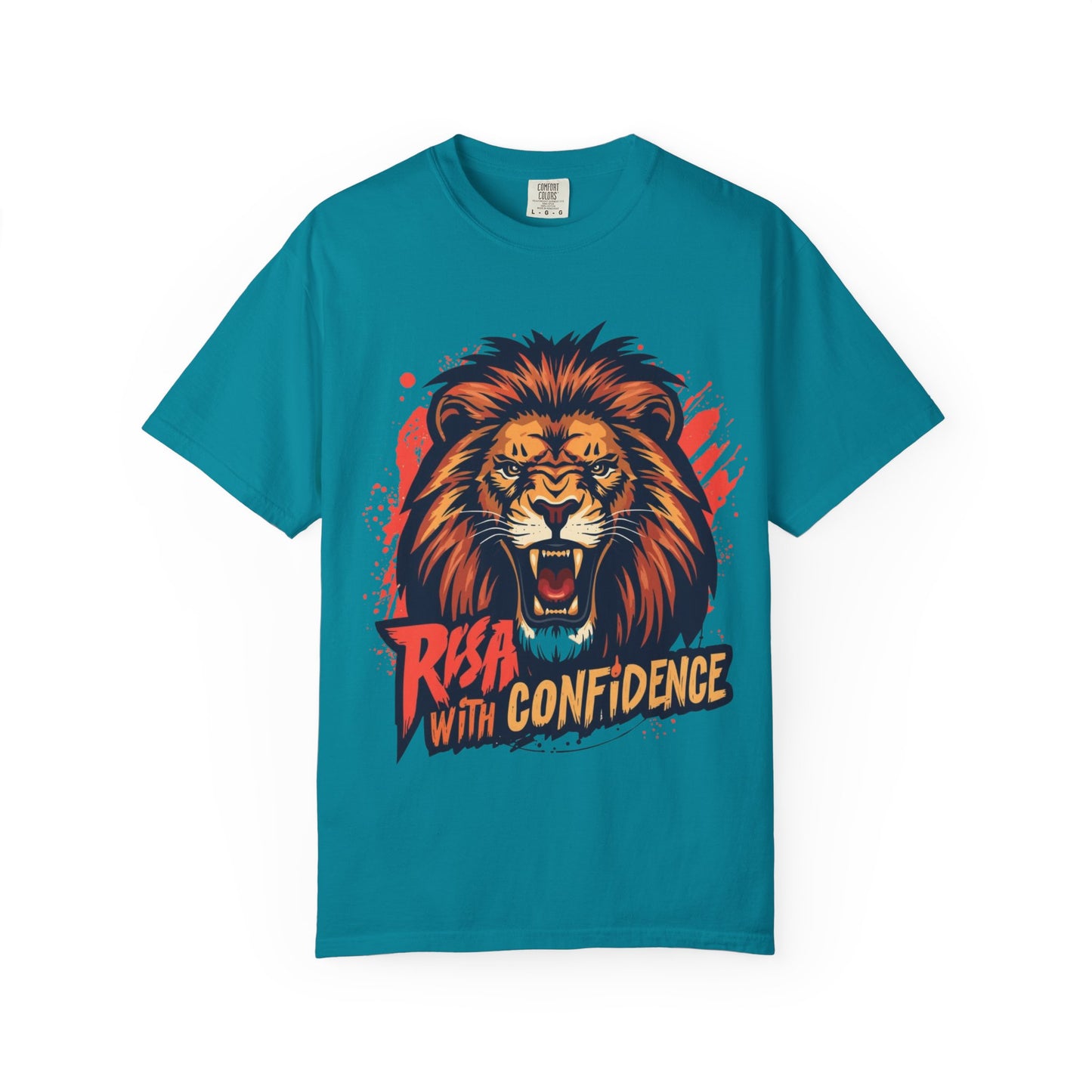Lion Graphic T-Shirt — "Roar With Confidence" Bold Wildlife Tee