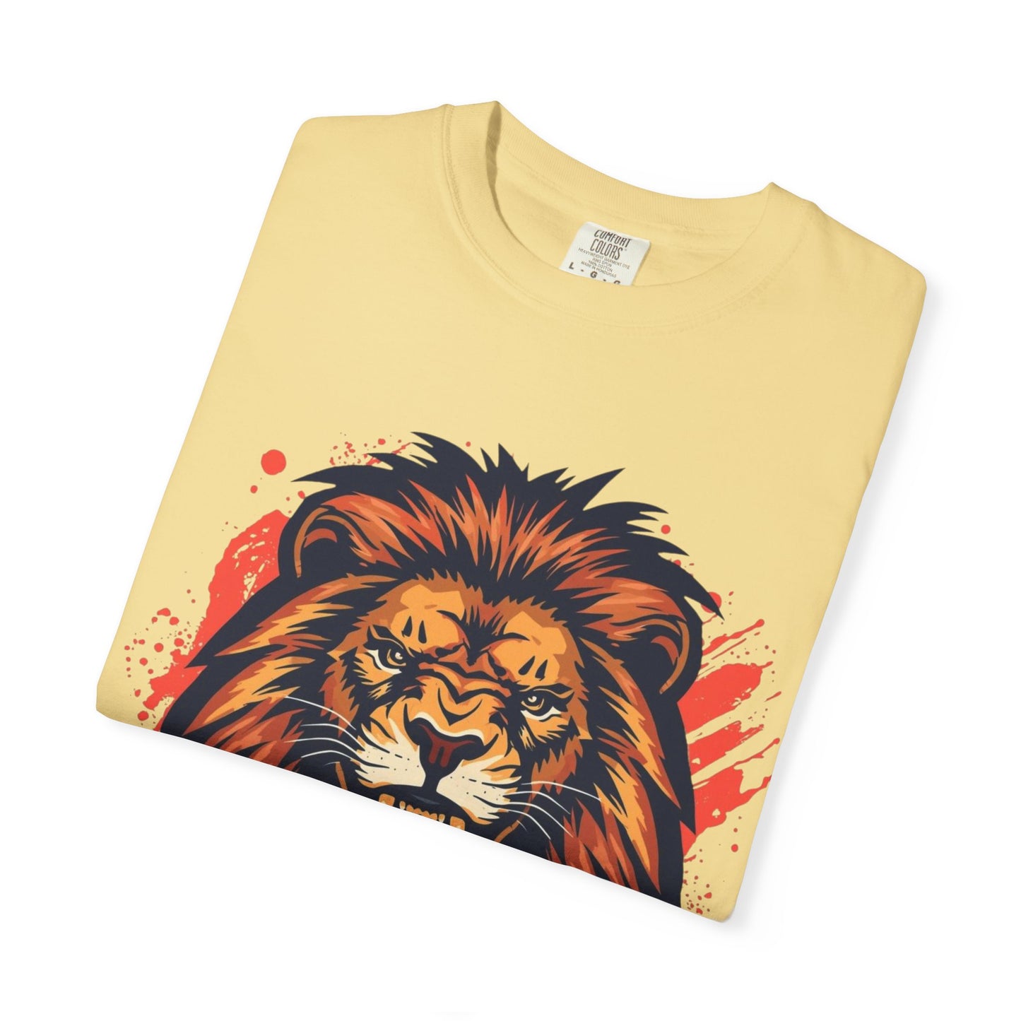 Lion Graphic T-Shirt — "Roar With Confidence" Bold Wildlife Tee