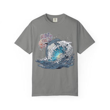 Ride the Wave Dolphin T-Shirt — Ocean Surf Graphic Tee