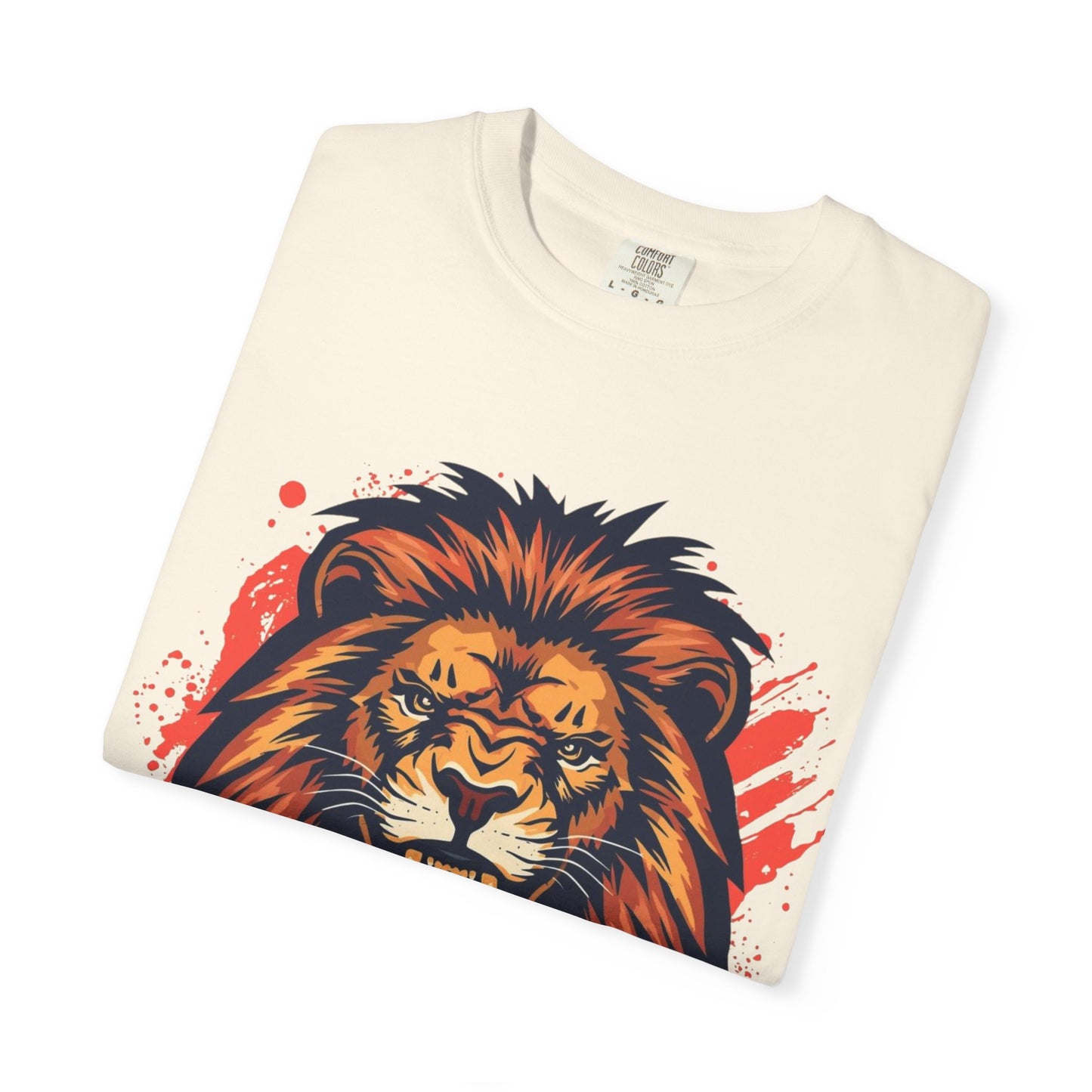 Lion Graphic T-Shirt — "Roar With Confidence" Bold Wildlife Tee