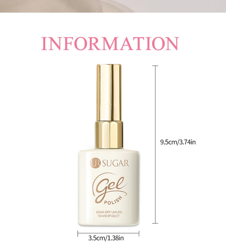 UR SUGAR Magnetic Cat Eye Gel Nail Polish – Ruby Red (3 × 15ml)