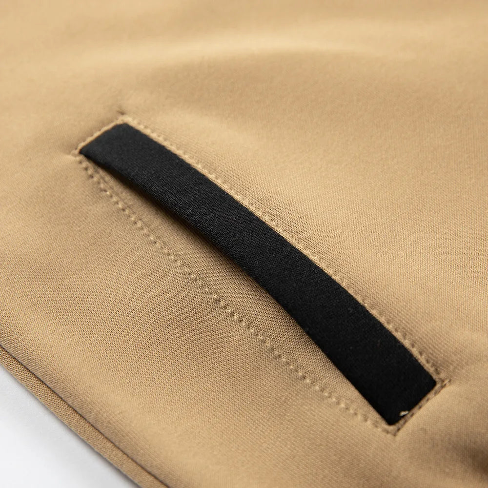 Men's Patchwork Hooded Sweatshirt Hoodies Clothing Casual Loose Fleece Warm Streetwear Male Fashion Autumn Winter Sports Outwear