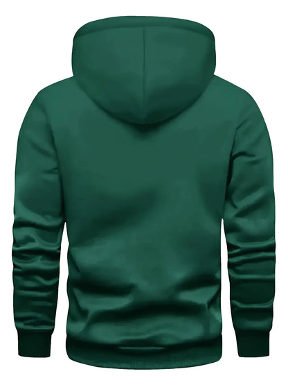 Men's Paris France Flag Letter Graphic Hoodie Pullover Kangaroo Pocket Ribbed Cuffs Machine Washable Autumn Winter Sweatshirt