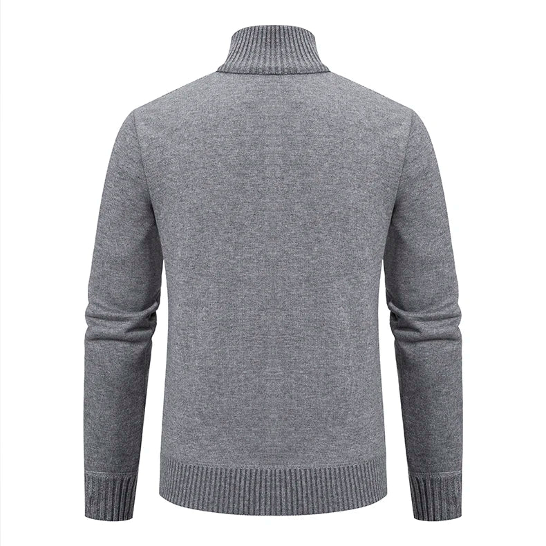 Men’s Warm Knitted Sweater Coat – Cashmere Padded Autumn & Winter Outerwear