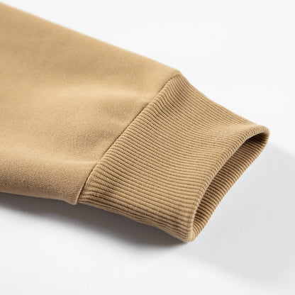 Men's Patchwork Hooded Sweatshirt Hoodies Clothing Casual Loose Fleece Warm Streetwear Male Fashion Autumn Winter Sports Outwear