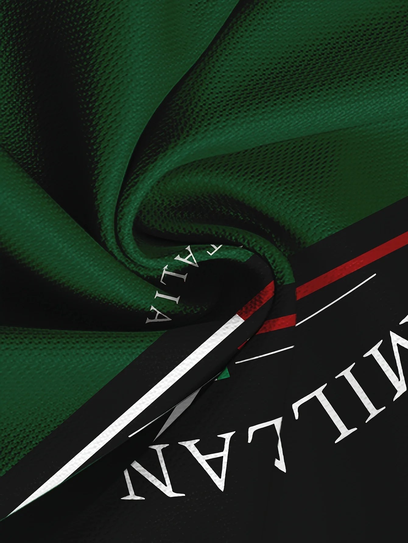 Summer 2025 new men's T-shirt 3D printed casual, fashionable and retro black and green polyester men's T-shirt